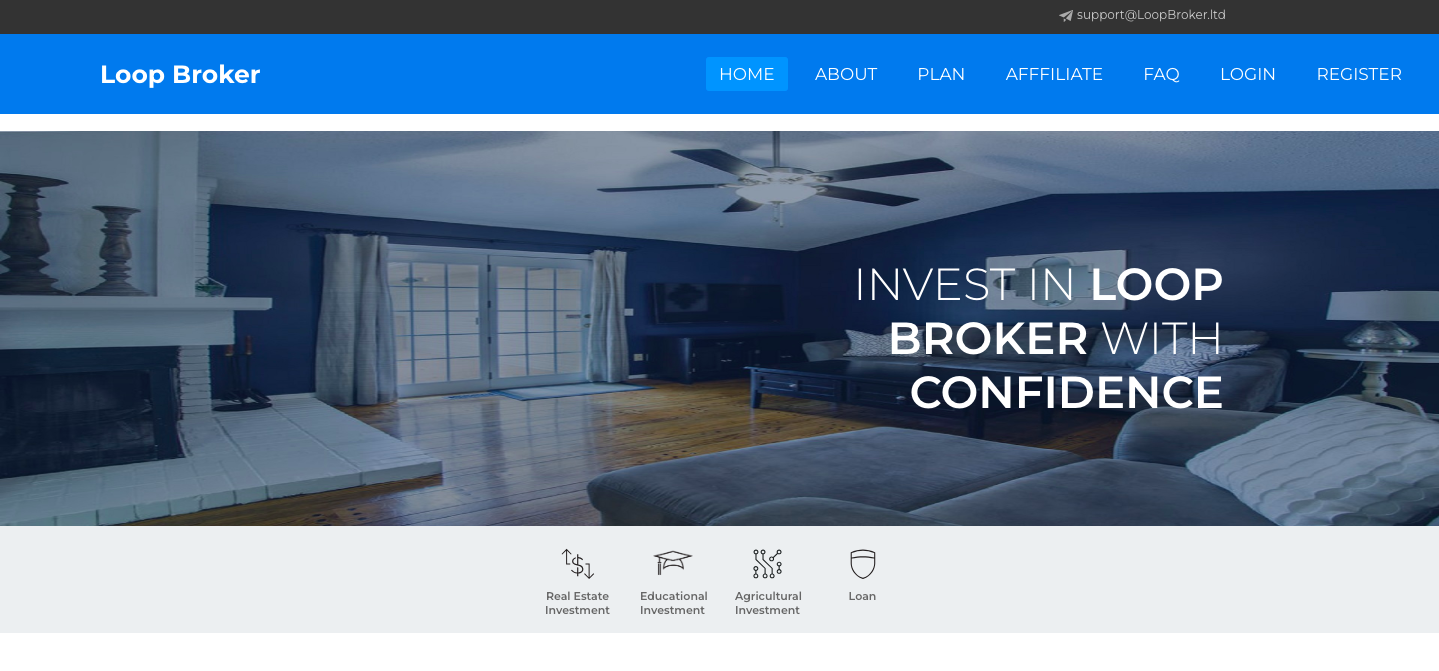 Loop Broker - Loopbroker.ltd Fake Investment Portal